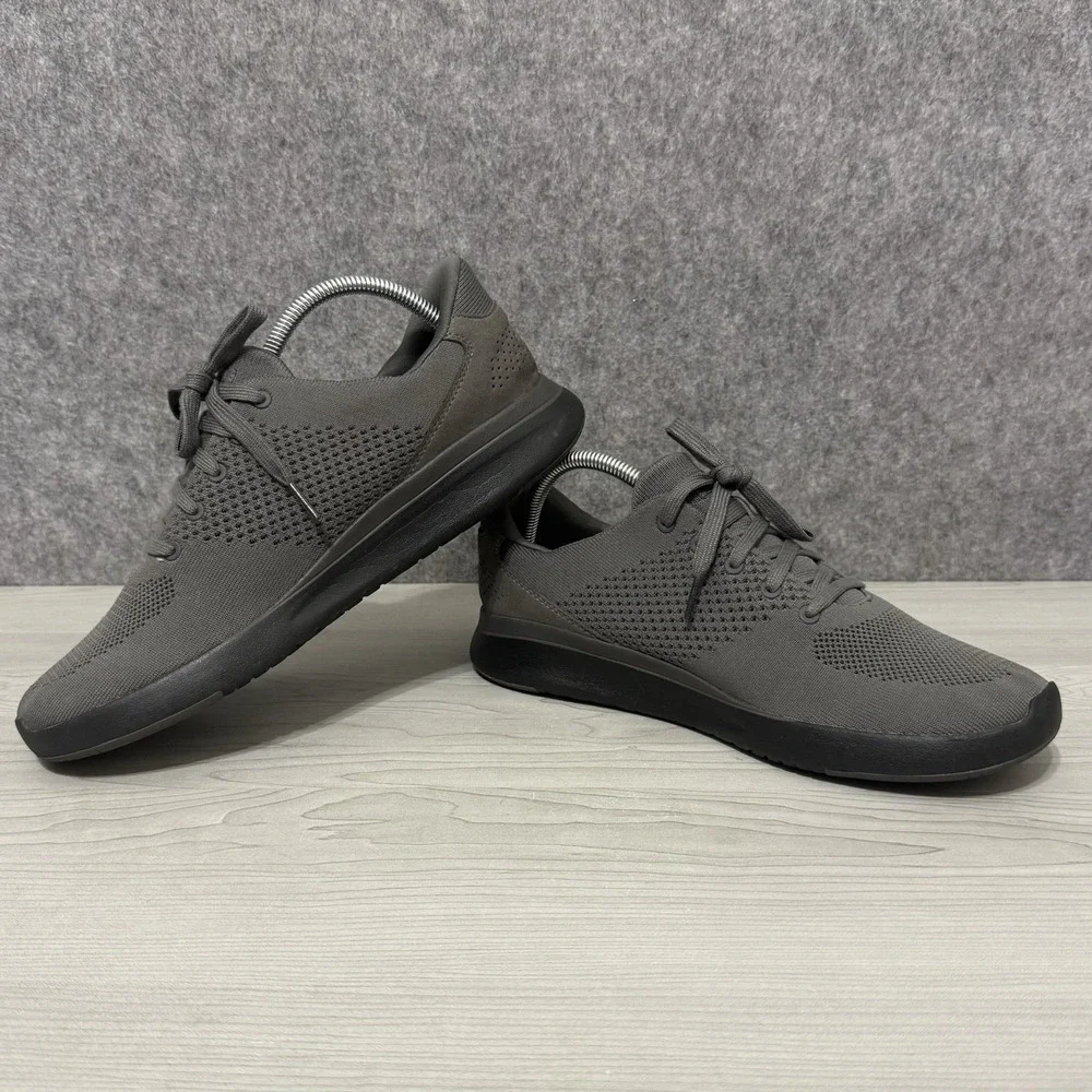 Kizik Lima Hands-Free Sneakers Men's Sz 10 / Womens Sz 11.5 Gray Slip-On Comfort